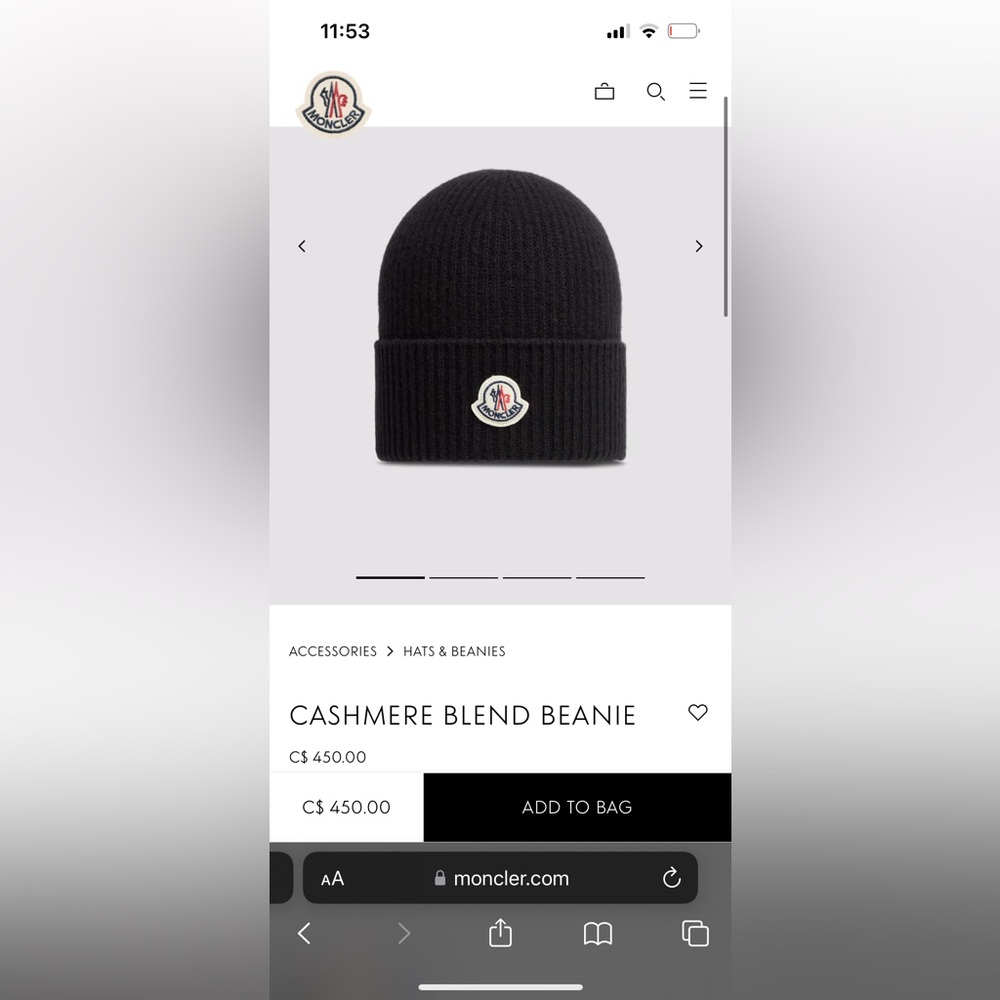 Moncler beanie